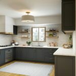 Modern kitchen with island